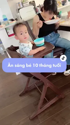 Buổi sáng bé 10 tháng tuổi ăn gì #daishin #xuhuong #phandinhtoan 