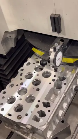 Duramax 6.6 cylinder head resurfacing #mechanic #engine #carrepair 