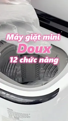 Máy giặt mini Doux bản mới nhất 2023 12 chức năng có sấy, phù hợp với giặt đồ em bé, sinh viên hay ai ở 1 mình xài cũng phù hợp nè #baby #mebimsua #nuoicon #cutebaby #mangthai #mevabe #mehinoi 