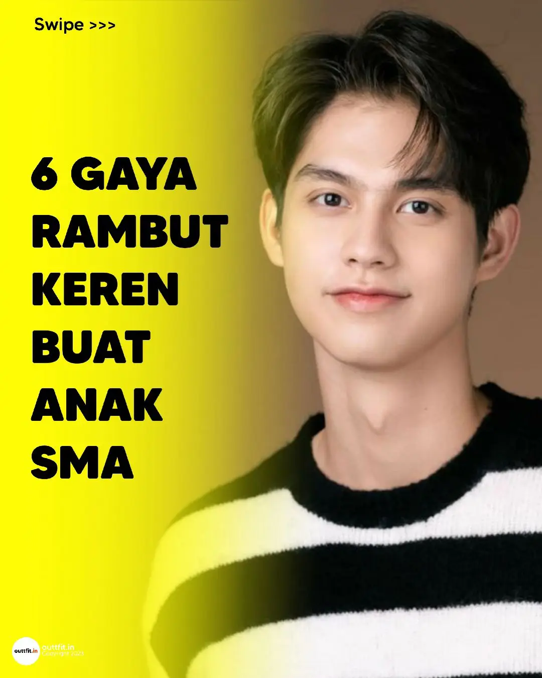 gaya rambut keren buat anak SMA nih #hairstyle #gayarambut #gayarambutcowok 