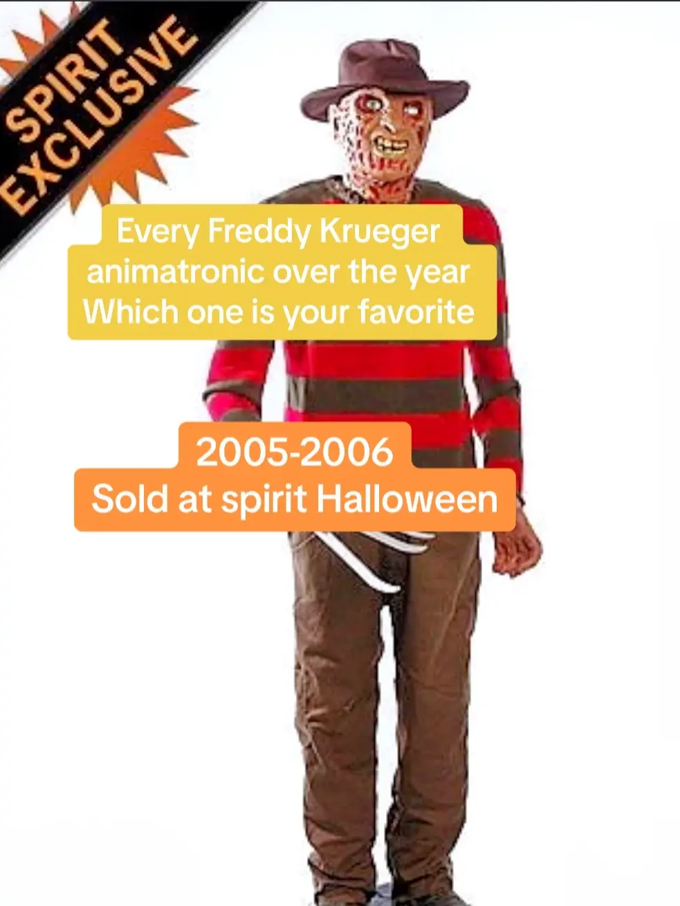 #nightmareonelmstreet #nightmareonelmstreet2010 #gemmy #lowes #foryoupage #spirithalloween #2005 #2006 #2010 #2011 #2012 #2019 #2020 #2021 #2022 #2023 #fyp #foryou 