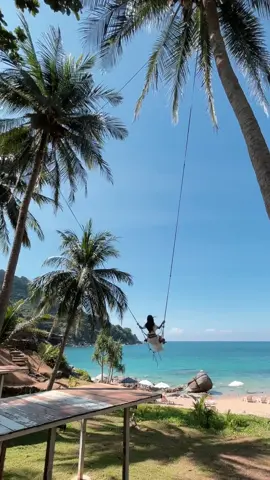 Save for your next visit in Phuket ☀️ ⠀ Explore instagrammable swing with a view 🏖️ ⠀ 📍 Nui Beach, Phuket ⠀ 🎥: bucketlistbums ⠀ Share your holiday experience with tag @phuketist 🙏🏽 ⠀ #amazingthailand #ประเทศไทย #ภูเก็ต #nuibeachphuket #пхукет #islandlife #thailand #nuibeach