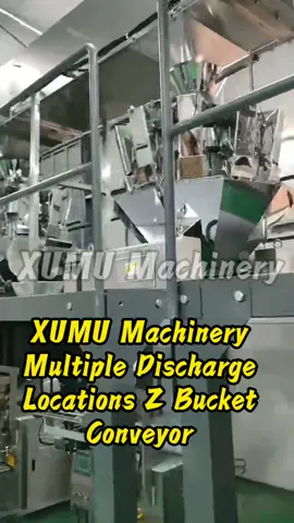 Multiple Discharge Locations Z Bucket Conveyor | Vertically Conveying System Multiple discharge locations Z bucket elevator  #conveyors #conveyingsystem #elevator #packingmachine #xumumachinery #Zbucketelevators 