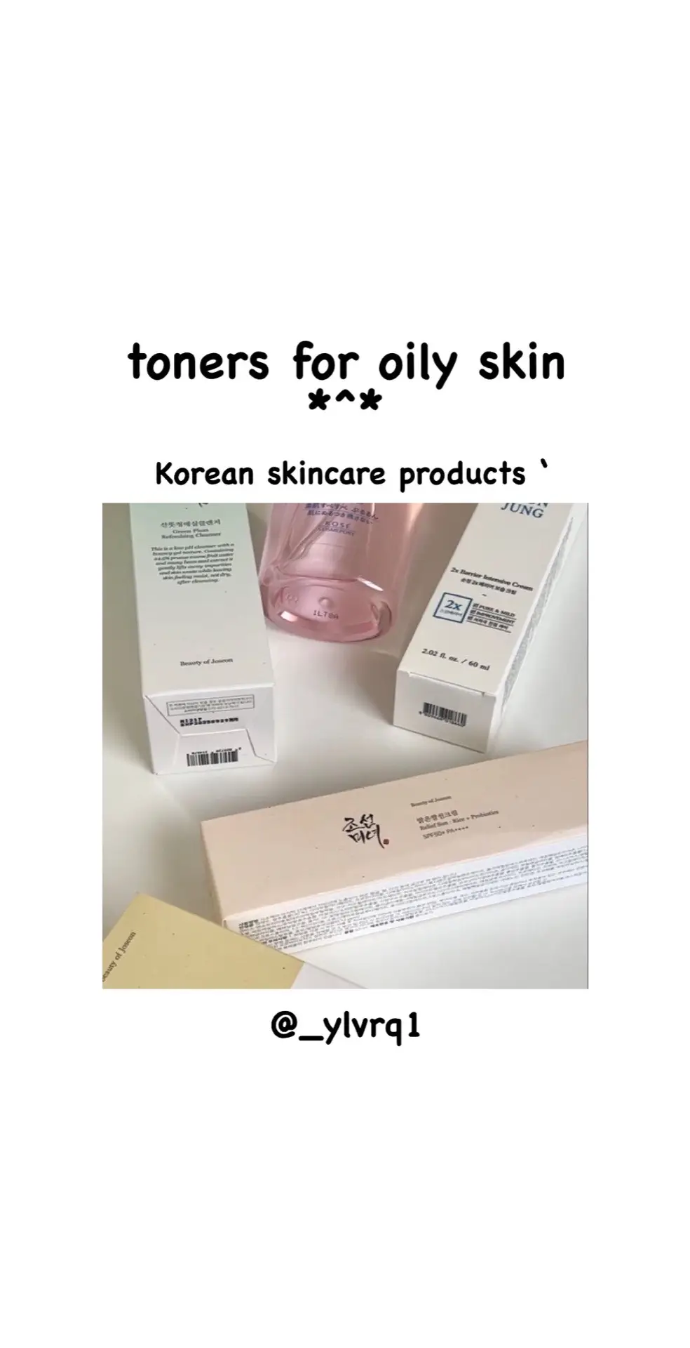 Toners for oily skin! If you have questions let me know ! #fyp #skincare #toners #koreanskincare #oilyskin #koreanskincareproducts #skincaretiktok #kbeauty #glowup 