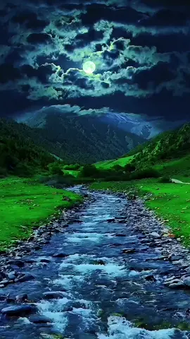 The most beautiful night scenery🌙 #scenery #moon#The dim light of night#beauty#recommend