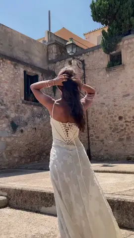Our viral Seren dress, now in ivory 🕊️ #fyp #cottagecore #weddingdress 