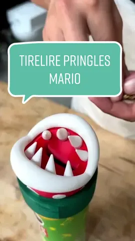 Recycler sa boîte de Pringles. Un exemple d'upcycling facile. On imprime une plante piranha de mario pour la transformer en tirelire. Le lien du fichier : https://cults3d.com/fr/mod%C3%A8le-3d/maison/piranha-plant-piggy-bank-lid #upcycling #recyclage #tirelire #mario #longervideos 