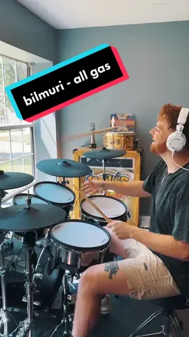 this section from all gas by @Muri is one of my favorite drum parts i’ve written in awhile (with help from will and johnny of course) 🤓 excited for y’all to hear the new stuff we’ve been cookin up! i’m using the bilmuri drum samples, go to the link in my bio to download! i have a few drum lesson spots open for tomorrow (july 29th) so shoot me an email and let’s get to work - joshmanueldrums@gmail.com also huge shoutout to @Roland - this entire song was tracked over discord using my ekit (TD27 - VAD507) there’s a lot of dynamic stuff going on from side sticks and ghost notes to a huge modulated breakdown and this kit was able to capture it all and still make it feel great. #musician #drummer #drumtok 