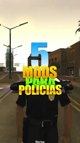 5 MODS POLICIAS en samp #samp  #mta  #gtasanandreas  #gtav  #videojuegos