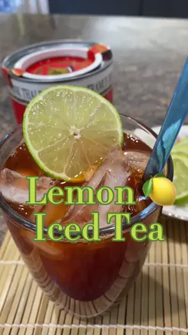 Refreshing ☀️🍋 #icedtea #thaitea #Summer #hotday #connecticut 
