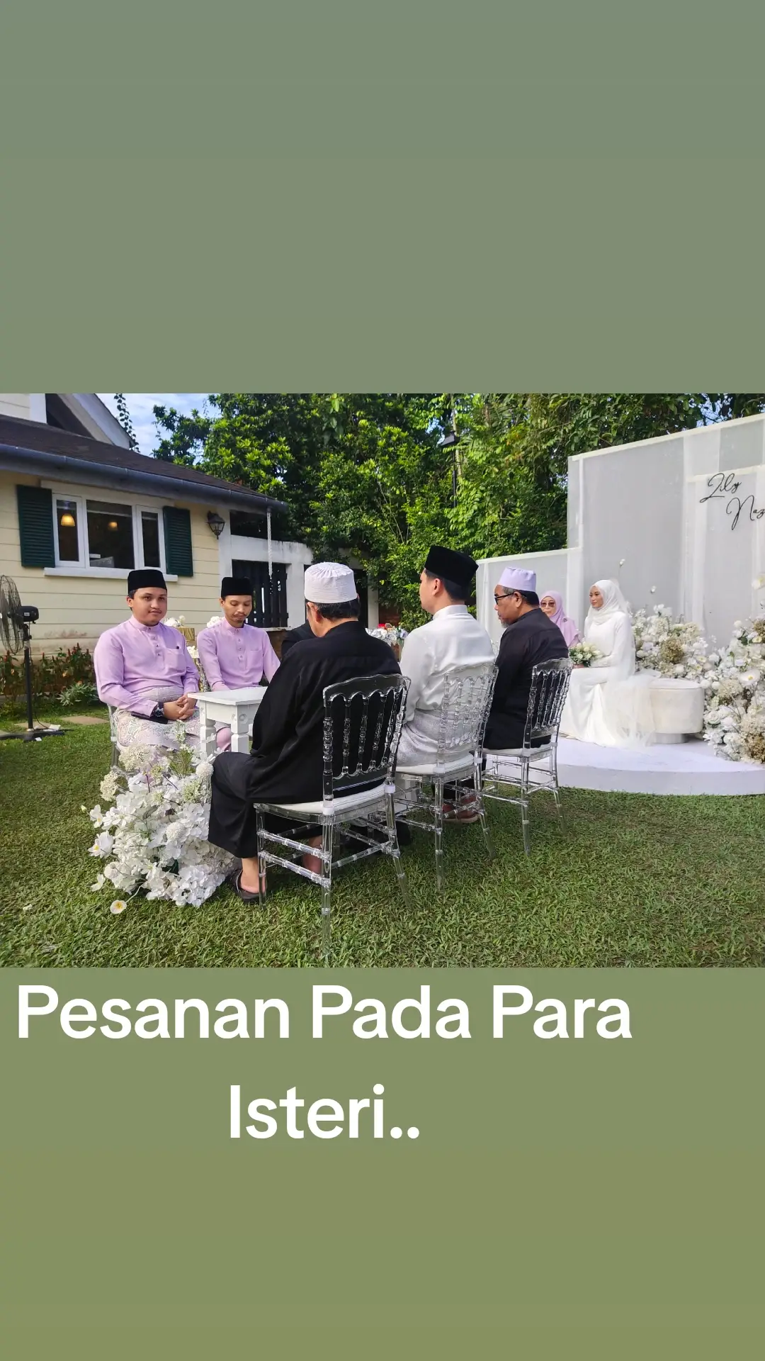 pesanan para isteri. 