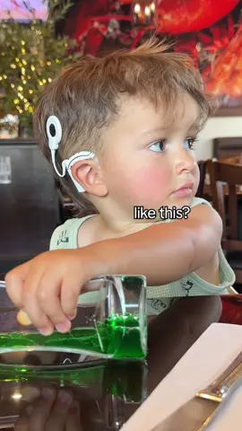 He might be Deaf, but he knows what he is doing!😂 @cristalallure #toddler #deaf #deafbaby 