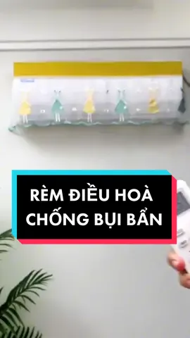 Rèm điều hoà, chống bụi bẩn, trang trí điều hoà, máy lạnh #rèmđiềuhoà #review #xuhuong #vairal #fyp #giadungtienloi #giadungthongminh 