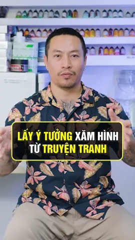 Lấy Ý TƯỞNG xăm hình từ TRUYỆN TRANH #tiktokmentor #LearnOnTikTok #trungtadashi #airpro