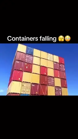 Oops! Containers falling in Sea