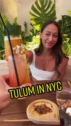 Experience Tulum in NYC at 📍Tán. #fyp #Foodie #foodtiktok #FoodTok #tulum #tulummexico #nyc #nycfood #nyclife #nightdoneright #nightout #FoodLover #foodreview #tulumvibes #nycrestaurants 