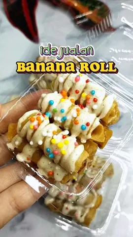 banana roll buat ide jualan, cuma 2 bahan beb✨ #fyp #bananaroll #idejualan #pisang #lumpia #idejualanmodalkecil 