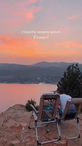 Two camping spots to visit during a roadtrip through France ⛺️ #fy #fyp #camping #france #roadtrip 