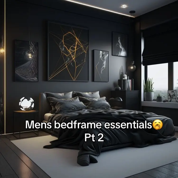 Mens bedframe essentials 2! Links to all products in my bio📲 #amazonfinds #amazonmusthaves #fyp #uniquefinds #bedroomessentialsmen #mensbedroom #thrift #amazonbedroom #bedframes #mensbedframes 