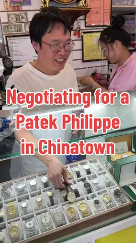 I just bought an awesome vintage Patek Philippe in Chinatown NYC on a 100 segree day. #watchtok #watches #vintagewatch #patek #patekphilippe #watchdealer #watchnegotiation 