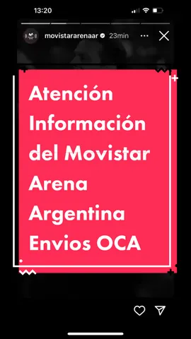 Noticias de @Movistar Arena Arg para todas las que no recibieron por OCA poooor fiiin traen tranquiladad a todas las aue no reciben la entrada y a la gente que viaje del interior!!!! Buenas noticias!!! Deseo que todas puedan recibir antes de viajar!!🙏🙏🙏🚨🚨🚨🎫🎫🎫🎫🎫🇦🇷🇦🇷🇦🇷🇦🇷🇦🇷🇦🇷🇦🇷🇦🇷🥰🥰🥰🥰🥰🥰🥰🥰🥰 #luismiguel #luismiguelentiktok #luismigieltour2023 #luismiguelfans #entradas #oca #movistararena #argentina #parati #andreahumberto #videoviral 