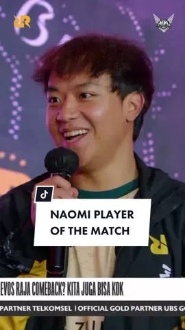 Naomi jadi player of the match di game yang ke-3 melawan Evos!☺️ @MPL Indonesia | #TeamRRQ #VivaRRQ #RRQNaomi #MPLIndonesia #MPLS12 #MobileLegends #mobilelegendsindonesia #mlbbindonesia #mlbb #esports #GamingOnTikTok 