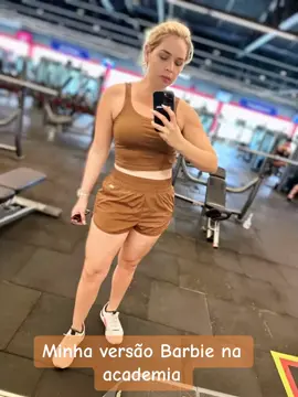 Minha versão Barbie na academia 😎 #AI #fyp #trend #challenge 