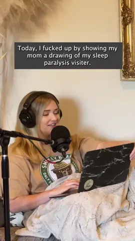 Today, I fucked up by showing my mom a drawing of my sleep paralysis visiter. #reddit #twohottakes #twohottakespodcast 