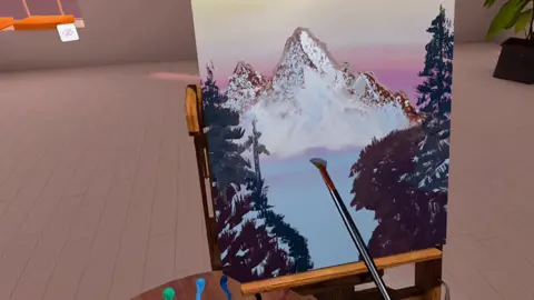 #vermillion #art #digitalart #paintingvr #asmr #painting #oculusquest2 #anotherwave #bobross #bobrosspainting 