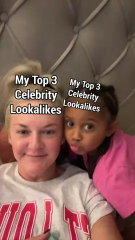 Well, we got a good mix of ethnicities there. 😂 #celebritylookalikechallenge We are tickled! 
