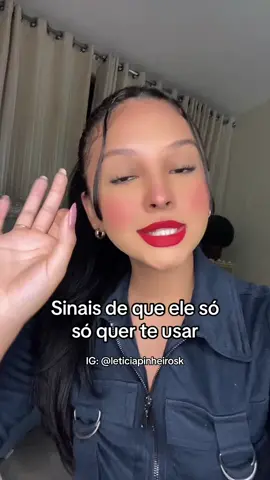 Sinais de que ele só quer te usar! #relacionamento #conselhosamorosos #soberana #mulherdevalor #ficante 
