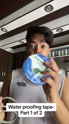 Water proofing tape para sa mga TULO ng bahay nyo#waterproof #rain #roof 