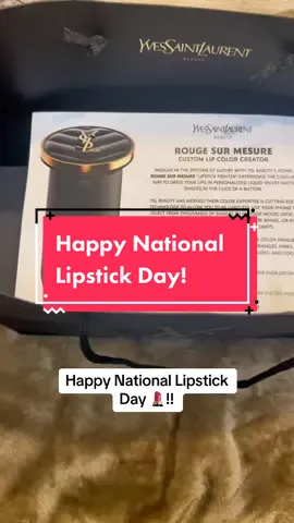 Happy National lipstick day 💄!!! I lovr this lipstick printer! ☺️ #courthousecouture #courthousecouturemakeup #yslrougesurmesure #yslbeauty #redlipstick #nationallipstickday #nationallipstickday💄 #nationallipstickday2023 #makeuptok #lipsticktok #lipsticktok💄 
