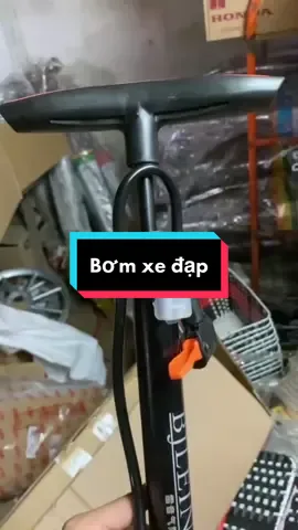 Bơm xe đạp xe máy có đồng hồ đo áp suất #xedap #phutung 