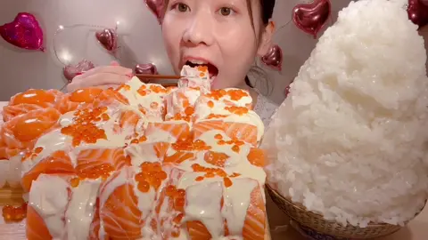 サーモンいくらマヨソース🐟 Salmon🐟 #ご飯 #咀嚼音 #食べる音 #mukbang #asmr #asmrsounds #asmrvideo #eating #eatingshow #eatingsounds #youtube #miyuasmr #food 