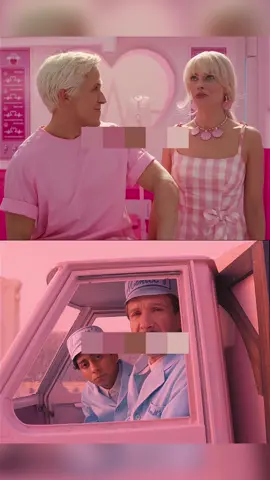 If Barbie and The Grand Budapest Hotel switched colors #barbiethemovie #thegrandbudapesthotel #colorgrading 