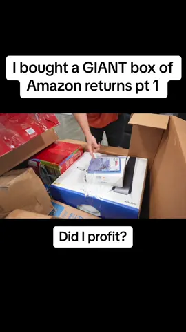 I bought a guant box of amazon returns part 1 PS5!!