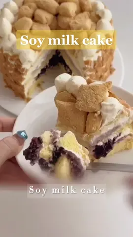 Would you like this Soy milk cake? 🥰 #soy #cake #dessert #fyp #bakery #EasyRecipes #cakes #food #baker #homemade #Foodie #yummy #foodporn #delicious #sweet #Love #cooking #foodstagram #homebaker #deliciousrecipes #instadaily #easyfood #delish #goodfood