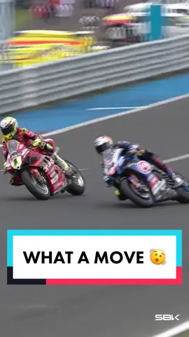 WHAT. A. MOVE. 🤯 The battle between Bautista and Razgatlioglu in Race 2 left us all speechless 🙌 #CZEWorldSBK 🇨🇿 #WorldSBK #motorcycle #Motorsport #racing #sportsontiktok 