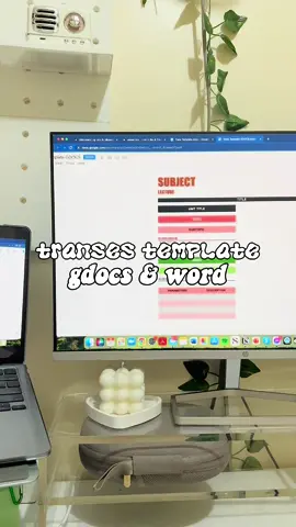 free transes template for google docs & microsoft word 💻  #medtechstudent #studytimelapse #studytok #notetaking #transes #medtech #premed #college #anki #gdocs #notetakingtips #freshmantips 