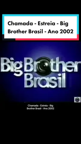 Chamada - Estreia - Big Brother Brasil - Ano 2002 #BigBrotherBrasil#ChamadaBigBrotherBrasil #ChamadaBBB #PedroBial #TVGlobo #BBB1 #Quarto #BigBrother #TVBrasileira #VídeosNostálgicos