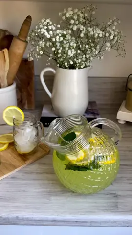 Lemonade🍋 Its hot and humid here in South Florida so some refreshing lemonade is definitely needed.  Are you team lemonade or team iced tea?  Let me know in the comments ⬇️ 🔅Follow me @bermfarmhousedecor for all things home  #bermfarmhousedecor #ltk #ltkhome #homeinteriors #homeinspo #cozyhome #neutralaesthetic #homeinfluencer #fyp #modernfarmhouse #neutralhome #myhome #Foodie #lemonade #farmhousekitchen #lemons #Recipe #homeinteriors #kitchenstyle #farmhousevibes #amazoninfluencer 