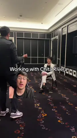 The best part about working with Chita Rivera was the respect she had for everyone in the room. She made us all feel like equals (which we aren’t!).  #chitarivera #legendaryactress #iconic #broadway #theatre #broadwaytheatre #westsidestory #chicagomusical #greenscreenvideo 