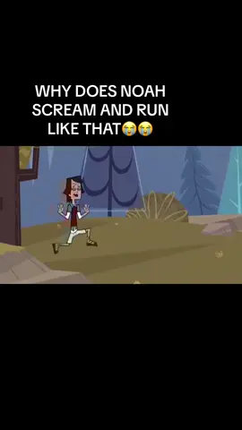 Noah’s run is so funny😭😭           #totaldramaisland #noah #duncan #totaldrama #fyp 