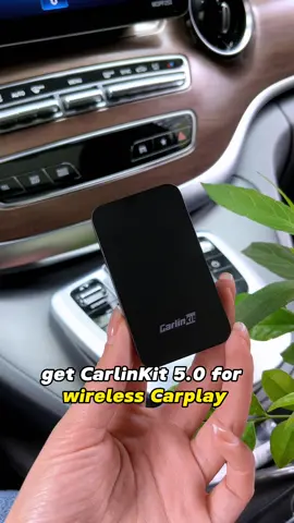 Why would you plug in a wire everyday? Get CarlinKit 5.0, the best wireless CarPlay and wireless Android Auto 2 in 1 adapter! 👉Follow & DM us to get special coupon! #carlinkit #carplay #androidauto #cartips #cargadgets #carupgrades #carsoftiktok #tiktokmademebuyit #amazonfinds #carneeds #fyp #fypシ #foryou 