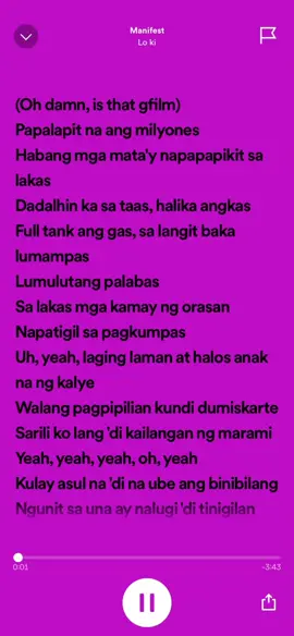 Manifest!!! #lyrics #music #manifest #loki #fyp 