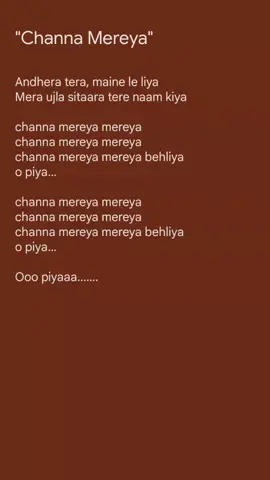 #MakeAFace  Channa Mereya,, #liriklagu #liriklaguindia #laguindia #bollywood #indiasong #bollywoodproject #bollywoodsong #channamereya #aedilhaimushkil 