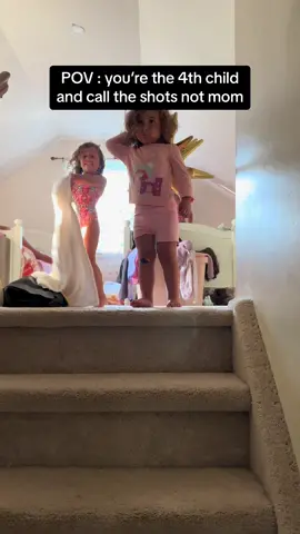 When the 4th & youngest daughter has to show her older sisters who is boss.😂 . Kid straight up had 0 fear when i was yelling!  #funnyvideo #daughtersoftiktok #screaming #toughgirl #babiesoftiktok #fyp #laughing #momof4girls #MomsofTikTok #momsover30 #FamilyFun #momstruggles 
