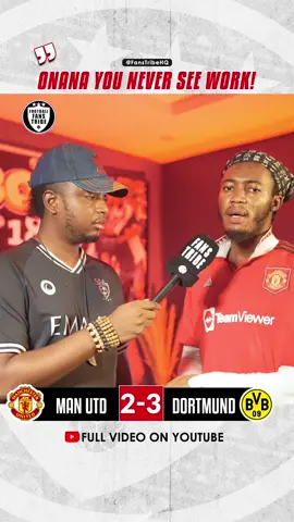 Watch the FULL INTERVIEW ON YOUTUBE -LINK IN BIO 📺 🗣 🔥  #africanfootball #trending #fyp #levelupafrica #naijatiktok #footballpodcast #tiktoknigeria #nigerianpodcast Manchester united 2-3 DORTMUND highlights 