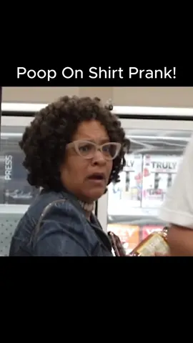 Poop On Shirt Prank! #sneak  #peek  #CassadyCampbell  #fyp  #foryou  #show  #fake  #epic  #Tvshow  #live  #lie